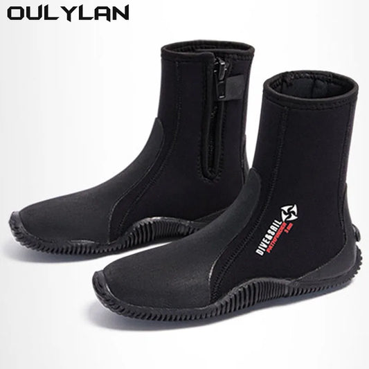 Zipper Shoes With Anti-Slip Rubber Sole